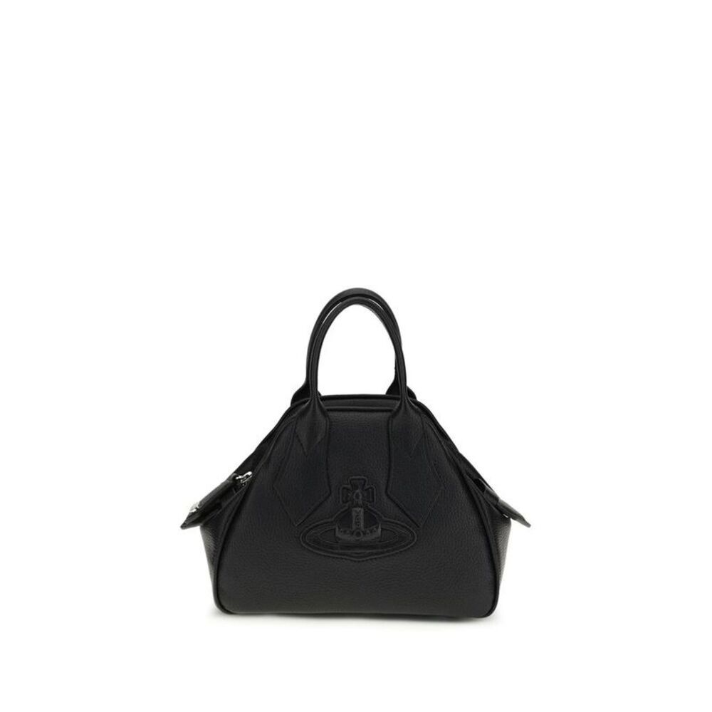 Vivienne Westwood Black Calf Leather Bos Taurus Women's Handbag